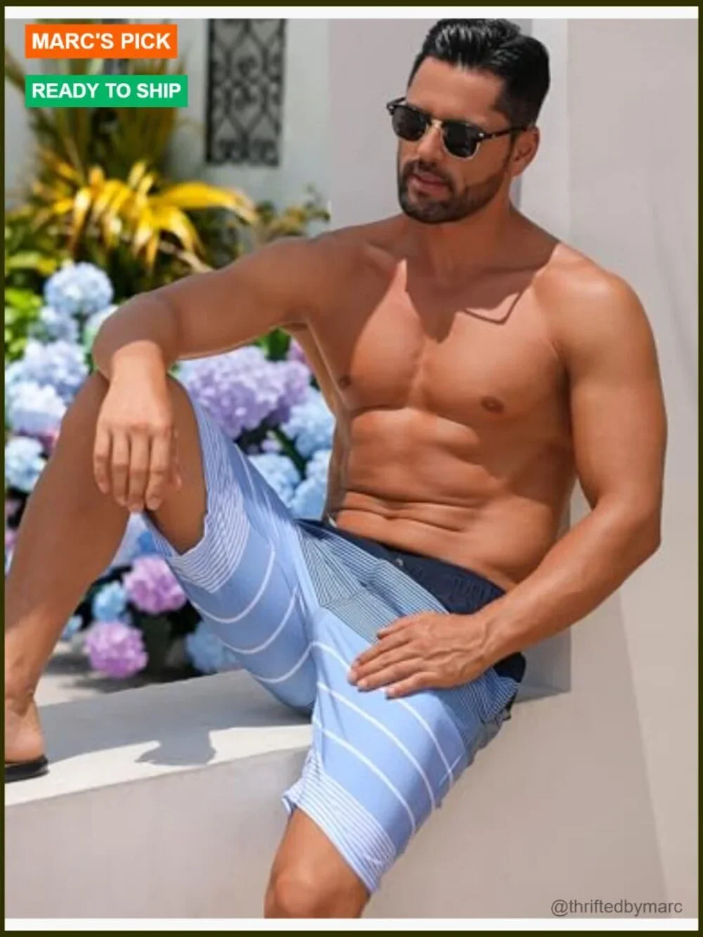 Men's Quick Dry Swim Trunks Board Shorts with Mesh Lining 9
